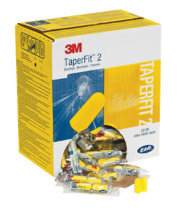 E-A-R TAPER-FIT2 EAR PLUGS, UNCORDED - 200 pair - S4513